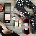thumbnail image 5 of Funda para pintalabios Beautyflier de piel sintética con espejo, color negro, 5 of 5