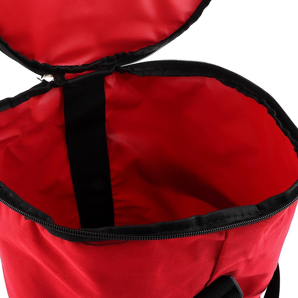 Sharprepublic Sac Seau Rond Sport – Contient 70-80 Balles De Tennis, Nylon Imperméable, Noir, Multi-sports