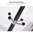 thumbnail image 4 of FlkoendmallCoat Hanging Rack 16 Hooks Marble+Metal 4 levels 16 Hooks Hat Jacket Stand Tree Black, 4 of 9