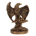 thumbnail image 3 of Figura de águila Colección decorativa Estatua de pájaro Estatua de resina Escultura animal bronce, 3 of 9