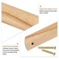 thumbnail image 3 of Uxcell 10 Pack Beech Wood 6.3" Hole Spacing Cabinets Drawer Pulls Handles with Screws, 3 of 6