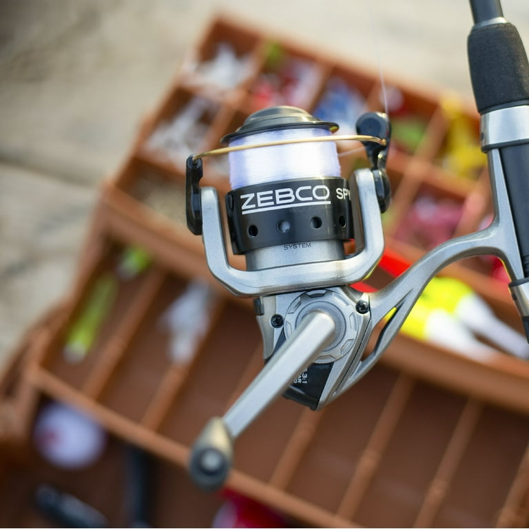 Zebco Spyn Spinning Fishing Reel, Size 20 Reel, Aluminum Spool