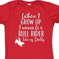 thumbnail image 4 of Inktastic Bull Rider Like Daddy Childs Boys Baby Bodysuit, 4 of 5