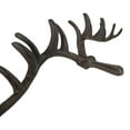 thumbnail image 6 of Cast Iron Western Rustic Comical Deer With Large Antlers 12-Peg Wall Hook Decor, 6 of 6
