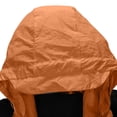 thumbnail image 4 of GUZOM Mens Windbreaker Jacket Lightweight Packable UV Protection Hooded Nylon Spandex Color Block Brown,Size S, 4 of 8