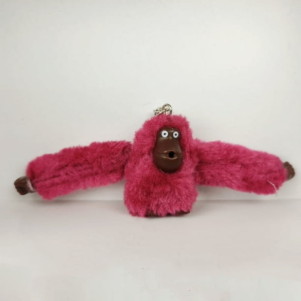 Colgante de bolso de mono de peluche, bolso de mensajero, mochila, llavero, muñeco colgante, llavero
