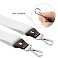 thumbnail image 2 of Buyless Fashion 2 pack Suspenders for Men - 48" Elastic Adjustable Straps 1 1/4" - Y Back with Metal Hooks - 5137-2-White, 2 of 7