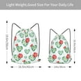 thumbnail image 4 of XMXT Unisex Drawstring Backpack for Women Men, Heart Cactus Floral Waterproof Gym Bag String Bags for Shopping Sport Travel, m, 4 of 8
