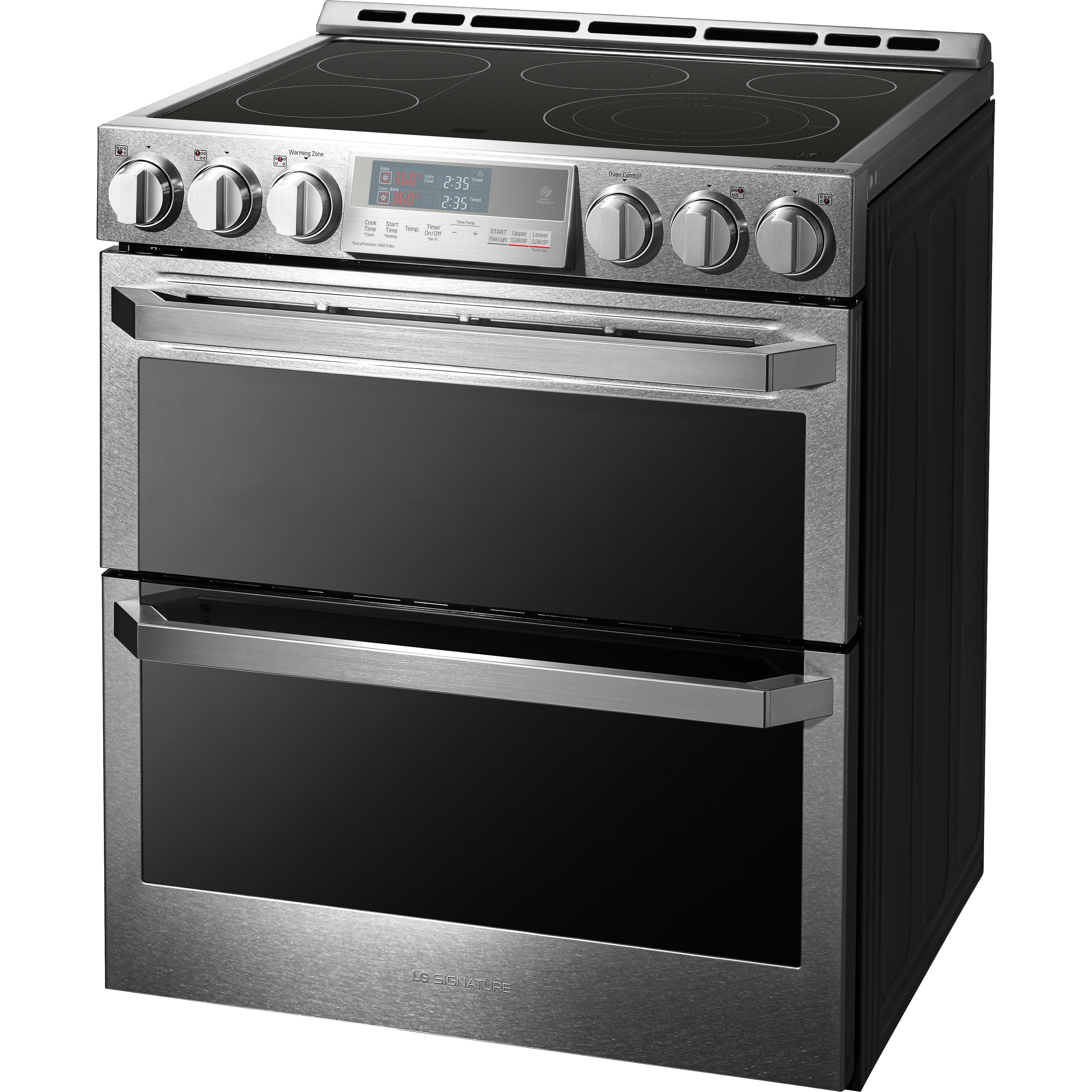LG SIGNATURE 7.3 cu.ft. Electric Double Oven SlideIn Range with