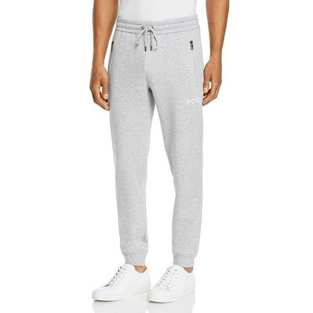 Michael Kors HEATHER GRAY French Terry Jogger Pants, US X-Large