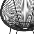 thumbnail image 5 of VibrantEcho Black Papasan Bungee Lounge Chair, 5 of 7