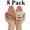 8PCS-Style2, variant on 8 Pcs Bulk Pack Satin Sleepy Scrunchies - Silky Hair Ties for Thick, Thin or Curly Hair - Silk Hair Scrunchies for Women