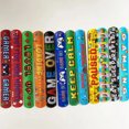thumbnail image 3 of 10 piezas de pulseras de bofetadas Lilo Stitch Mickey Mouse princesa Frozen Elsa Rey León Winnie suministros para fiestas juguetes de recuerdo para niños recompensas, 3 of 5