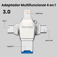thumbnail image 3 of Memoria 1tb Lightning Android Pc Usb-c Ios Microusb 1 Tera, 3 of 6