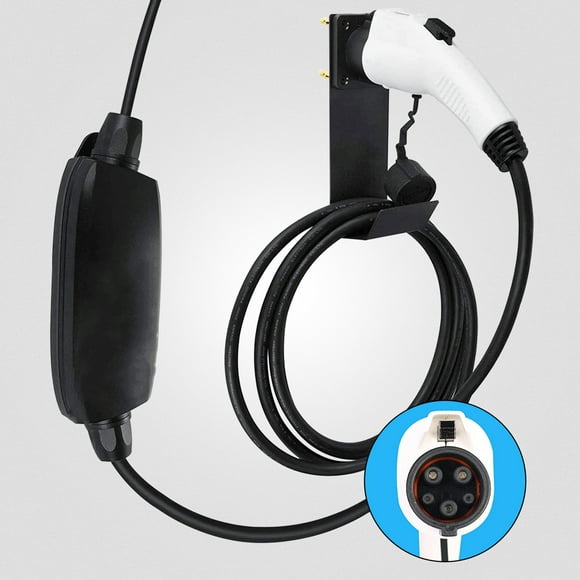 Qiopertar Clearance Free Shipping Electric VehicleCharger Holder , Electric Vehicle Charger Holder, Electric Vehicle Charger Nozzle Holster Dock J-Hook Combination For J1772 Connector