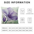 thumbnail image 5 of GOSMITH Decorative Floral Flower Pillow Covers, Blue Pink Purple Green Yellow Decor Flower Throw Pillow Covers Cushion Case for Living Room Couch Sofa Patio Outdoor Home Decor, 5 of 5