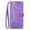 Purple, variant on SaniMore Case for Google Pixel 8 6.2" 2023, PU Leather Zipper Wallet Detachable Lanyard Retro Embossed Flower Crad Slots Flip Kickstand Full Body Protective Drop-proof Case, Red