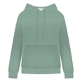 thumbnail image 4 of BOOMNY Womens Long Sleeve Fleece Hoodies Solid Y2K Pullover Hoodie for Women Trendy Casual Fall Winter Hooded Sweatshirts With Pocket, 4 of 4