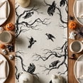 thumbnail image 6 of Smile Silhouette Tree Crows Halloween Table Runner 13 x 72 Inch, 6 of 9