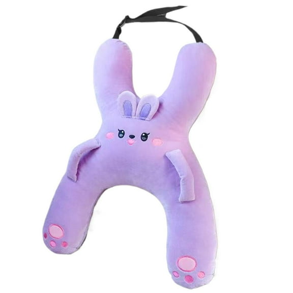 1Set Car Cute Cartoon Pillow Car Mounted Child Sleeping Pillow Car Removable Comfortable Breathable Headrest Lumbar Support