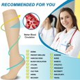 thumbnail image 5 of 3 Pairs Copper Compression Socks for Women & Men Circulation 15-20 mmhg - Better Blood Flow, Swelling, Best Support for Medical, Running, Nursing, 5 of 6