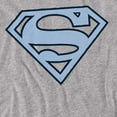 thumbnail image 2 of Superman T-Shirt Carolina Bluenavy Shield Unisex Graphic Tee For Men & Women, 2 of 7