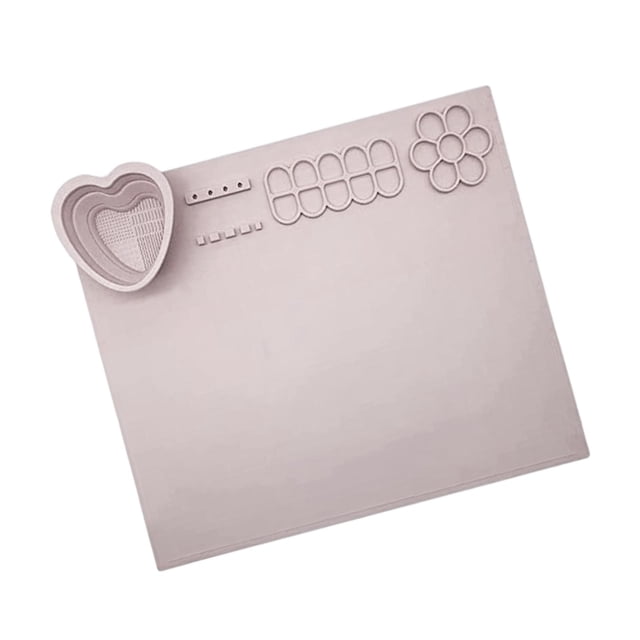 Tapis en Silicone pour Tapis de Graffiti Peinture Rose -