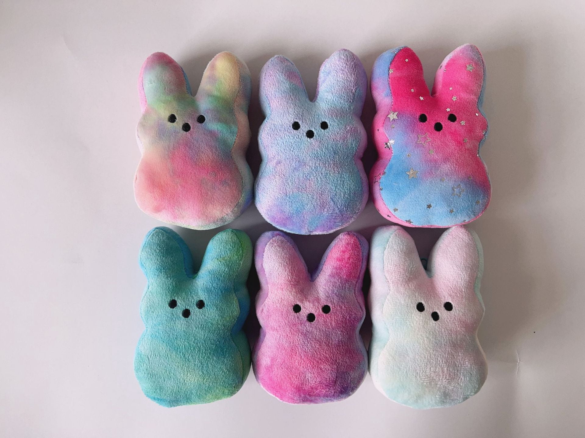Easter Decorations 6PCS Cute Bunny Plush Toys,Easter Basket Stuffers ,Bunny Stuffed Animals,Easter Party Favors