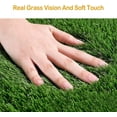 thumbnail image 4 of Artificial Grass Indoor Outdoor Turf Rug, Dog Potty Grass Mat with Drainage Holes, Fake Grass for Lawn Balcony Landscape Garden Decoration -2.2ft x 4ft, 4 of 7