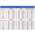 thumbnail image 2 of Neck Sweatshirt Women Turtleneck Pullover Long Sleeve Tops & Pants Set (Red S), 2 of 3