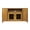 Light, variant on American Heartland 41855CB 55 in. Oak Contemporary TV Stand, Classic Bourbon