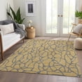 thumbnail image 6 of Addison Rugs Mayfield Premium Machine Washable Transitional Geometric Gold Rectangle Rug, 8' x 10', 6 of 6