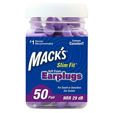 Safe Sound Slim Fit Earplugs for Small or Sensitive Ear Canals 50