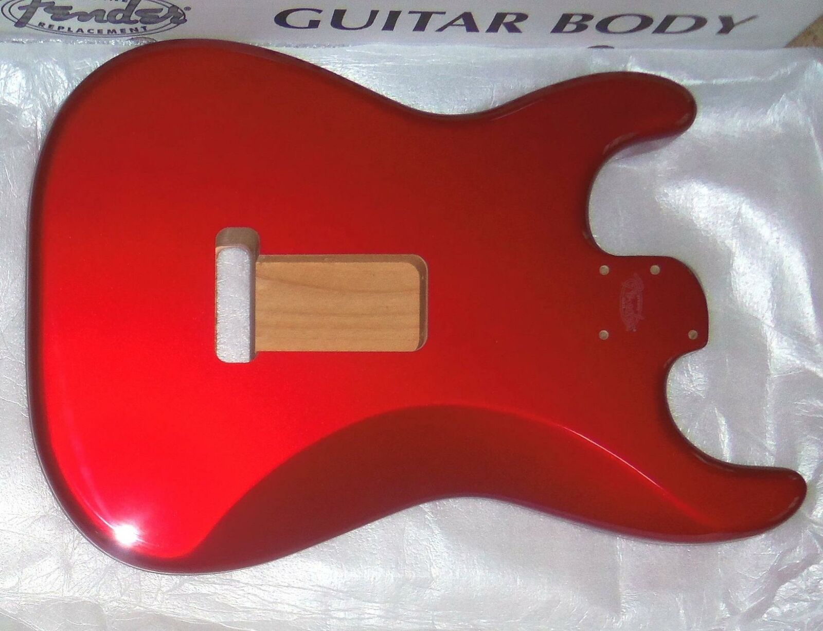 Fender HSH Deluxe Candy Apple Red Strat Body~2 Point Bridge~Contoured Heel-New