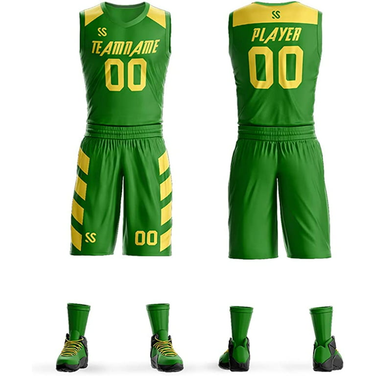 design green basketball jersey