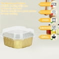 thumbnail image 4 of 5oz Cupcake Mini Cake Pans With Lids 40 Pack, Aluminum Foil Cupcake Cups Brownie Baking Pans,Square Disposable Ramekins Baking Cups, 4 of 6