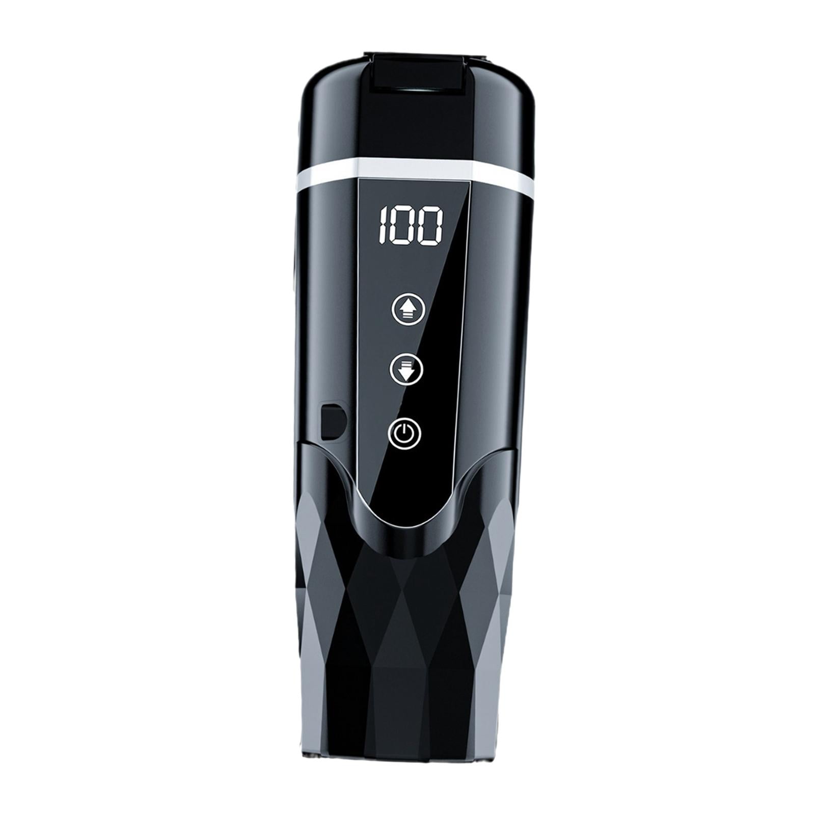 Baoblaze Car Heated Mug 12V 24V Travel Coffee Mug Display Car Electric Kettle for Tea Black