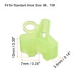 thumbnail image 2 of Uxcell Plastic Fishing Hook Bonnets Treble Hook Covers Fit for 9,10, Fluorescent Yellow 50 Pack, 2 of 6