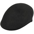 thumbnail image 2 of Wool Ascot Cap - L - Black, 2 of 3