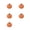 A, variant on Tuscom 5Pcs Mini Artificial Pumpkins White Orange Foam Plastic Small Pumpkin Ornaments for Fall Thanksgiving Halloween Table Decor DIY