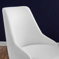 thumbnail image 3 of Modway Swivel Vegan Leather Office Chair, Black and White, 3 of 7