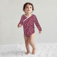 thumbnail image 4 of Xecao Rose Leopard Print Print Baby unisex-baby Cotton Long-sleeve Bodysuits-2 Years, 4 of 6