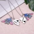 thumbnail image 3 of Best Friend Stitch Necklace Friendship Matching Heart Necklace for 2 Lilo and Stitch Stuff Jewelry for Friends, 3 of 5