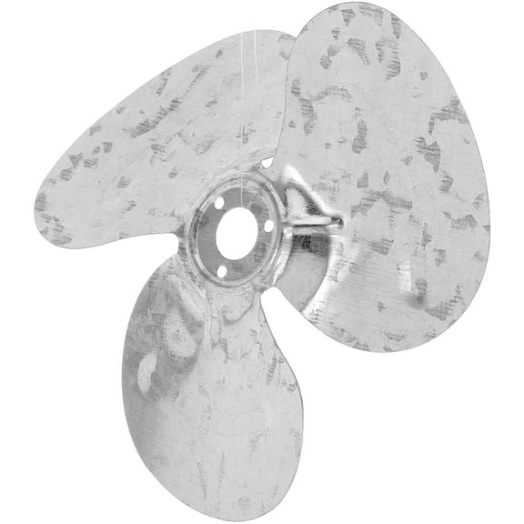 HOMEMAXS 6 Inch Universal Fan Blades for Ventilation Galvanized Iron Fan Blades Heater Cooler 2pcs