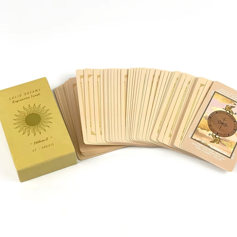 Lucid Dreams Beginners Tarot Decks New High Quality Board Games For Fate Divination Party Card Games Tarot Gift