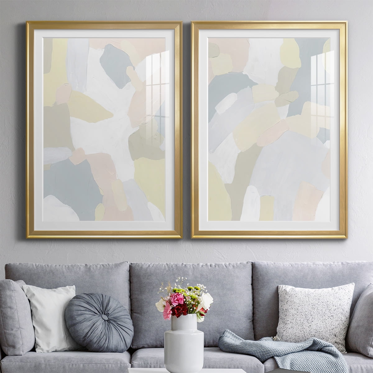 Wexford Home Sweet River I Premium Framed Print, 26.5" x 36.5" - Ready to Hang, Gold (Set of 2)