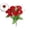 Red, variant on Artificial Silk Flower Bouquet – 6-Head Fake Floral Arrangement for Wedding Party Home Decor, Beige