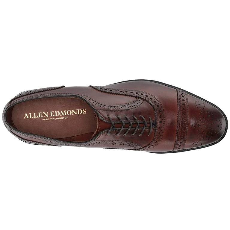Allen edmonds strand dark chili deals