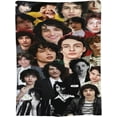 thumbnail image 3 of Blanket Finn Wolfhard Soft and Comfortable Wool Fleece Throw Blankets Gift for Home Decoration Sofa Office car Camping Yoga Travel Home Decoration Cozy Plush Beach, 3 of 5