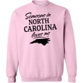 thumbnail image 2 of Inktastic Someone in North Carolina Loves Me Adult Sweatshirt, 2 of 4